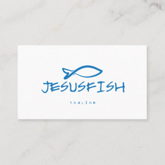 Meldebogen Jesus FISH Visitenkarte