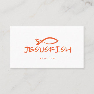 Meldebogen Jesus FISH Visitenkarte