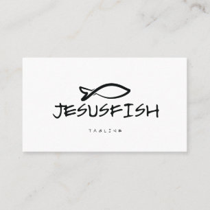 Meldebogen Jesus FISH Visitenkarte