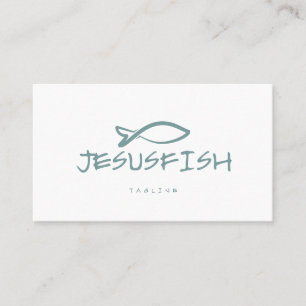 Meldebogen Jesus FISH Visitenkarte