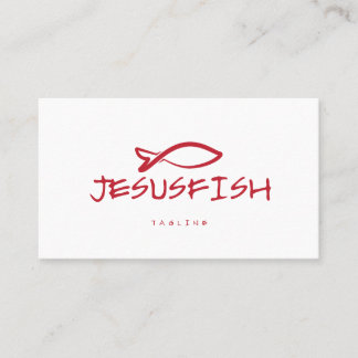 Meldebogen Jesus FISH Visitenkarte