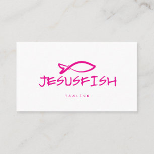 Meldebogen Jesus FISH Visitenkarte