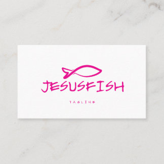 Meldebogen Jesus FISH Visitenkarte
