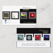 Meldebogen Portfolio/Fotos /DIY Visitenkarte (Vorne/Hinten)