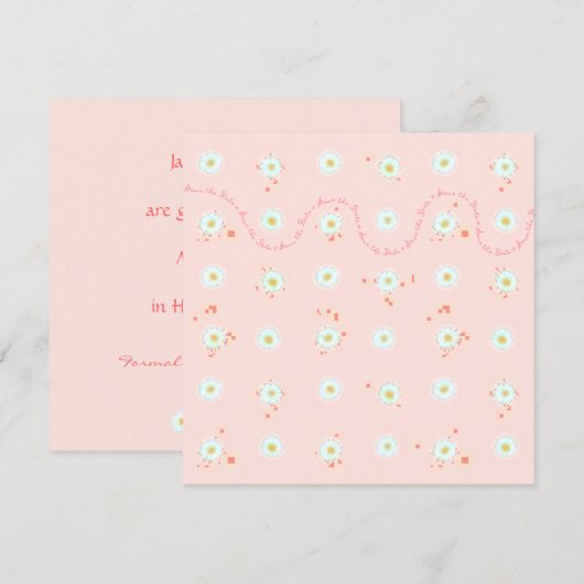 Meldebogen Save the Date ohne Grenzen Einladung (Vorne/Hinten)