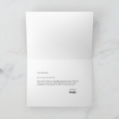 Meldebogen "Sympathie" | Personalisierte Kondenswa Karte (Innenseite)