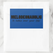 Meldebohr Rechteckiger Aufkleber (Tasche)