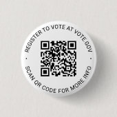 Melden Sie sich an, um den QR-Code abzustimmen. Button (Vorderseite)