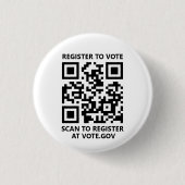 Melden Sie sich an, um den QR-Code abzustimmen. Button (Vorderseite)