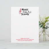 Melden Sie sich auf Ihrem Briefkopf an (Stehend Vorderseite)