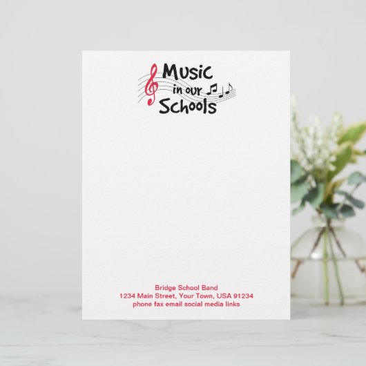 Melden Sie sich auf Ihrem Briefkopf an (Stehend Vorderseite)