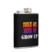 Melden Sie sich im Ground Up an Flachmann (Rechts)