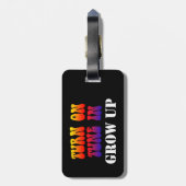 Melden Sie sich im Ground Up an Gepäckanhänger (Rückseite vertikal)