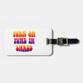 Melden Sie sich in Shred an. Gepäckanhänger (Vorderseite horizontal)