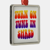 Melden Sie sich in Shred an. Ornament Aus Metall (Rechts)