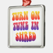 Melden Sie sich in Shred an. Ornament Aus Metall (Links)