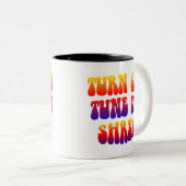 Melden Sie sich in Shred an. Zweifarbige Tasse (VorderseiteRechts)