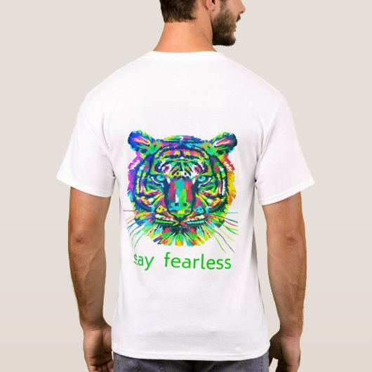 Melden Sie sich zu Herzen an T-Shirt (Rückseite)