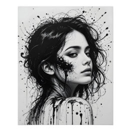 Meldende Portraitverschiebung Poster