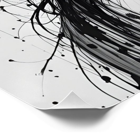 Meldende Portraitverschiebung Poster (Ecke)