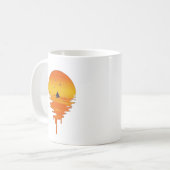 Meldende Sonnenuntergang-Tasse - Surreal Ocean Hor Kaffeetasse (Vorderseite Links)