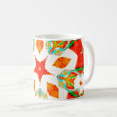 Meldende, symmetrische Keramik Kaffeetasse (VorderseiteRechts)