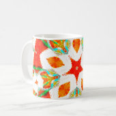 Meldende, symmetrische Keramik Kaffeetasse (Vorderseite Links)