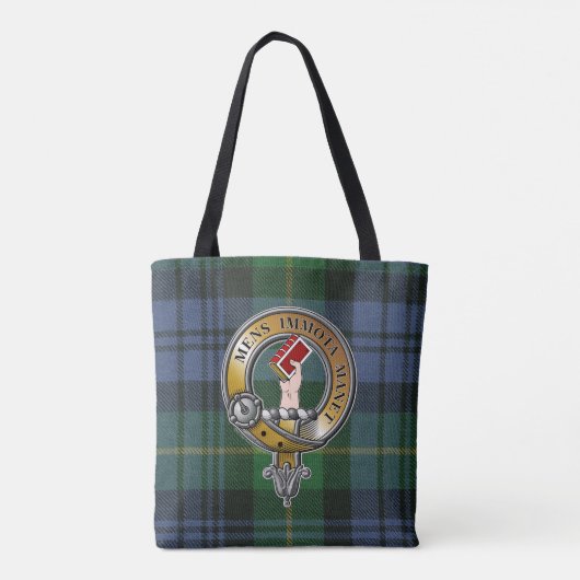 Meldrum Tartan & Abzeichen Tasche (Rückseite)