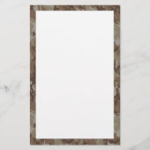 Meldung auf Camouflage Briefpapier (Vorderseite)