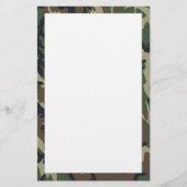 Meldung auf Camouflage Briefpapier (Vorderseite)
