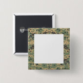 Meldung auf Camouflage Button (Vorne & Hinten)