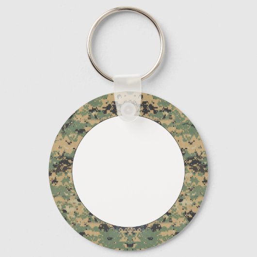 Meldung auf Camouflage Schlüsselanhänger (Vorderseite)