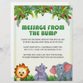 Meldung aus dem Bump [Tierthema] Briefbogen (Vorne/Hinten)