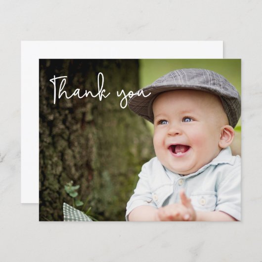 Meldung "Benutzerdefiniertes Foto zum ersten Gebur (Vorne/Hinten)