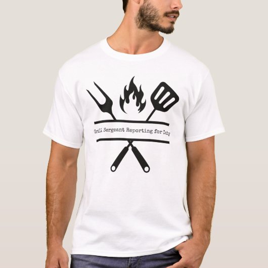 Meldung der Grillstelle T-Shirt (Vorderseite)