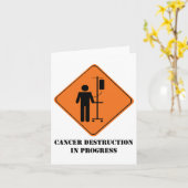 Meldung der Krebszerstörung Karte (Gelbe Blume)