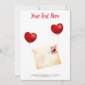 Meldung der Liebe Einladung (Vorderseite)