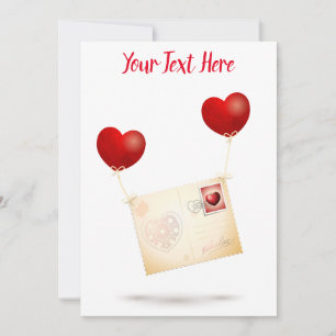 Meldung der Liebe Einladung