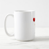 Meldung der Liebe Kaffeetasse (Links)
