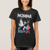 Meldung der Schwangerschaft bei Momma Boy oder Mäd T-Shirt (Vorderseite)