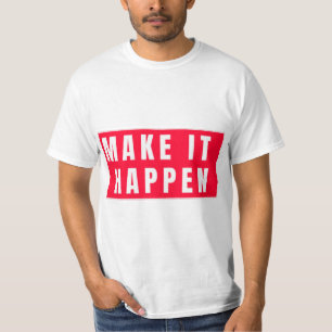 Meldung Hervorhebung von Entschlossenheit und Erfo T-Shirt