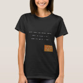 Meldung im Morse-Code: Schwarz lebt wichtig. T-Shi T-Shirt (Vorderseite)
