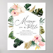 Meldung in einem Brautparty für das Signieren eine Poster (Vorne)