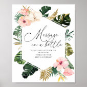 Meldung in einem Brautparty für das Signieren eine Poster (Vorne)