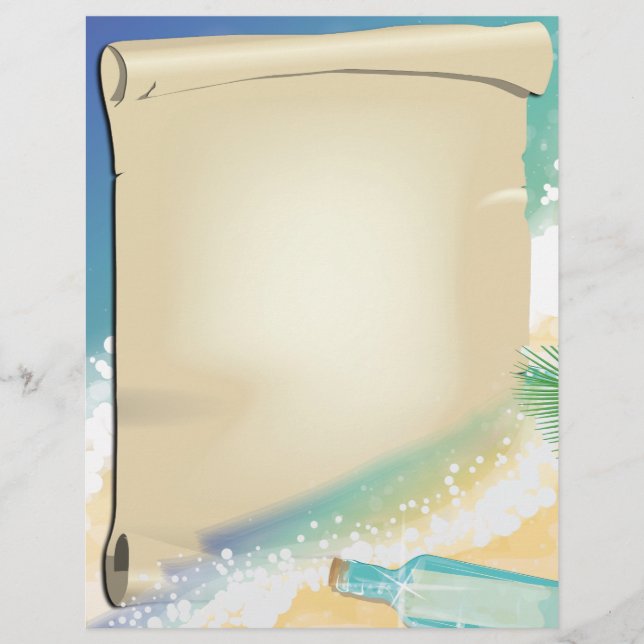 Meldung in einer Flasche (Vorderseite)