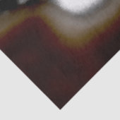 Meldung in einer Flasche: Abstrakt braun, Aquamari Seidenpapier (Detail)