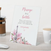 Meldung in einer Flasche Babyduschberatung Untersc Sockelschild (In SItu)