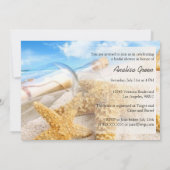 Meldung in einer Flasche Bridal Dusche Einladungen (Rückseite)