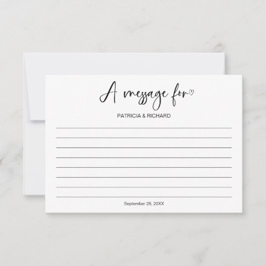 Meldung in einer Flasche Einladung (Vorderseite)