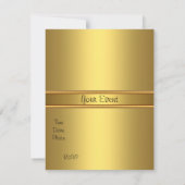 Meldung in einer Flasche, jede Einladung (Rückseite)